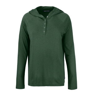 �J�b�^�[�A���h�o�b�N ���f�B�[�X �g�b�v�X T�V���c �p�[�J�[ Cutter & Buck Coastlinepicomfort Womens Eco Hoodie Hunter