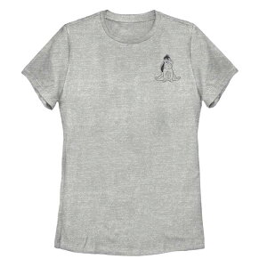 �f�B�Y�j�[ ���f�B�[�X �g�b�v�X T�V���c Disney's Winnie The Pooh Juniors' Eeyore Simpleft Chestee Athletic Heather �w�U�[