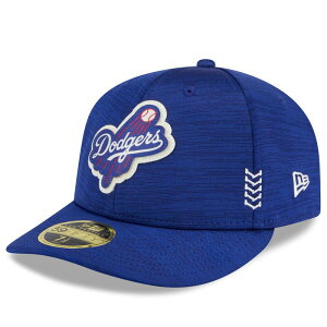 �j���[�G�� ���f�B�[�X �A�N�Z�T���[ �X�q Men's New Era Royalos Angeles Dodgers 2024 Clubhouse Low Profile 59FIFTY Fitted Hat Lad Blue �u���[