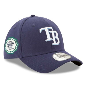 �y���������z �j���[�G�� ���f�B�[�X �X�q �A�N�Z�T���[ Men's New Era Navy Tampa Bay Rays 2024 MLB World Tour: Dominican Republic Series 39THIRTY Flex Hat Ray Navy