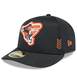 �j���[�G�� ���f�B�[�X �A�N�Z�T���[ �X�q Men's New Era Black Baltimore Orioles 2024 Clubhouse Low Profile 59FIFTY Fitted Hat Orl Black �u���b�N