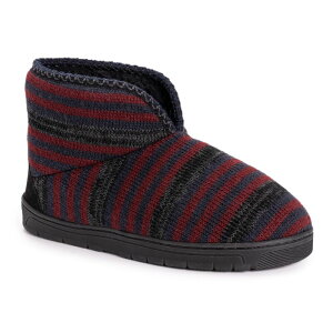 ���N���N�X �����Y �V���[�Y �T���_�� �u�[�c MUK LUKSR Mark Men's Bootie Slippers Ebony Chianti