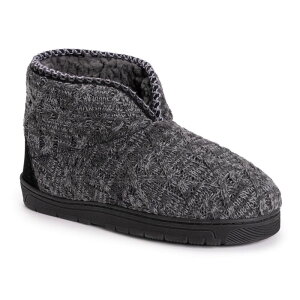 ���N���N�X �����Y �V���[�Y �T���_�� �u�[�c MUK LUKSR Mark Men's Bootie Slippers Gray Marl �O���[
