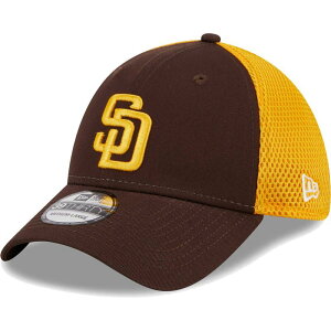 �j���[�G�� ���f�B�[�X �A�N�Z�T���[ �X�q Men's New Era Brown San Diego Padres Team Neo 39THIRTY Flex Hat Pad Brown �u���E��