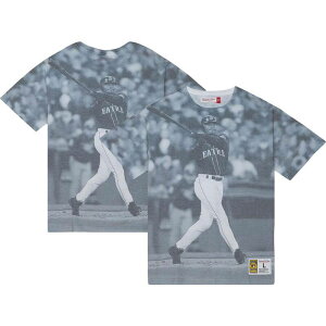 �~�b�`�F��&�l�X ���f�B�[�X �g�b�v�X T�V���c �O���t�B�b�N Men's Mitchell & Ness Ken Griffey Jr. Seattle Mariners Cooperstown Collection Highlight Sublimated Player Graphic T-Shirt Mns White �z���C�g