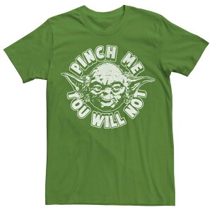 �A�j���L�����N�^�[ ���f�B�[�X �g�b�v�X T�V���c Licensed Character Men'star Wars Yoda Pinch Me You Will Notee Kelly