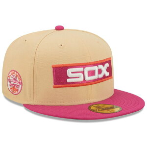 �j���[�G�� ���f�B�[�X �A�N�Z�T���[ �X�q Men's New Era Orange/Pink Chicago White Sox 1933 MLB All-Star Game 50th Anniversary Mango Passion 59FIFTY Fitted Hat Sox Orange �I�����W