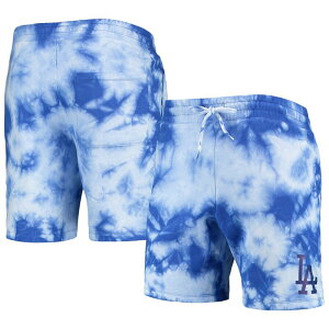 �j���[�G�� ���f�B�[�X �{�g���X �n�[�t�p���c�E�V���[�c �V���[�g�p���c Men's New Era Royalos Angeles Dodgers Team Dye Shorts Lad Blue �u���[