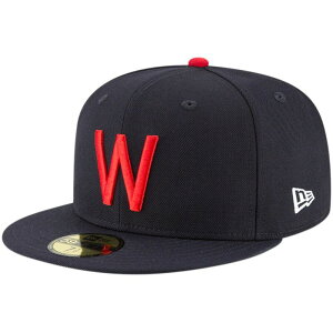 �j���[�G�� ���f�B�[�X �A�N�Z�T���[ �X�q �E�[�� Men's New Era Navy Washington Senators Cooperstown Collection Wool 59FIFTY Fitted Hat Mlb Navy �l�C�r�[