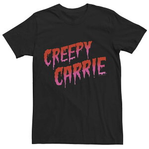 �A�j���L�����N�^�[ ���f�B�[�X �g�b�v�X T�V���c Licensed Character Men's Carrie Creepy Carrie Tee Black �u���b�N