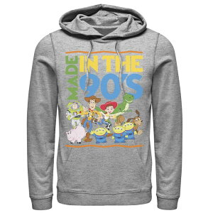 �f�B�Y�j�[ �s�N�T�[ ���f�B�[�X �g�b�v�X T�V���c �p�[�J�[ Disney / Pixar's Toy Story Men's Made in the 90's Hoodie Athletic Heather �w�U�[
