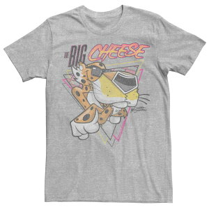 �A�j���L�����N�^�[ ���f�B�[�X �g�b�v�X T�V���c �O���t�B�b�N Licensed Character Men's Cheetos Chester The Big Cheese Triangles Graphic Tee Athletic Heather �w�U�[