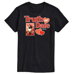�A�j���L�����N�^�[ ���f�B�[�X �g�b�v�X T�V���c �O���t�B�b�N Licensed Character Men's Mall Rats Truth Or Date Graphic Tee Black �u���b�N