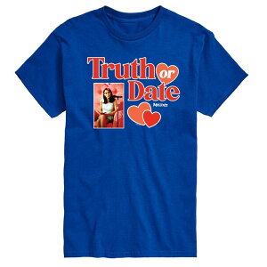 �A�j���L�����N�^�[ ���f�B�[�X �g�b�v�X T�V���c �O���t�B�b�N Licensed Character Men's Mall Rats Truth Or Date Graphic Tee Royal Blue �u���[