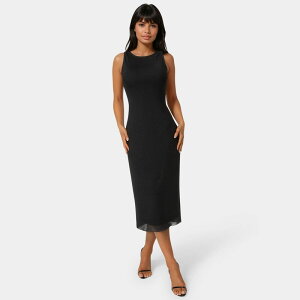 �x�x ���f�B�[�X �g�b�v�X �����s�[�X ���b�V�� �}�L�V Women's bebe Powermesh Rhinestone Maxi Dress Black �u���b�N