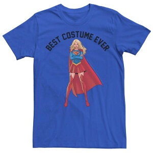 �A�j���L�����N�^�[ ���f�B�[�X �g�b�v�X T�V���c �O���t�B�b�N Licensed Character Men's DComicsupergirl Best Costumever Text Poster Graphic Tee Royal