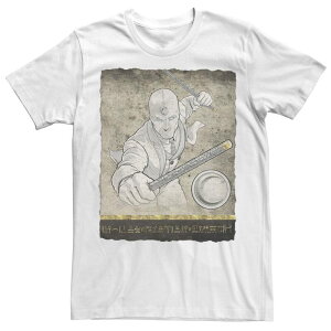 �A�j���L�����N�^�[ ���f�B�[�X �g�b�v�X T�V���c Licensed Character Men's Marvel Moon Knight Mr Knight Scroll Fragmentee White �z���C�g