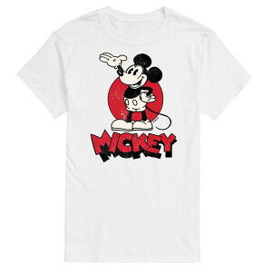 �f�B�Y�j�[ ���f�B�[�X �g�b�v�X T�V���c �g�[�� �O���t�B�b�N Disney's Mickey Mouse Big & Tall Heritage Graphic Tee White �z���C�g