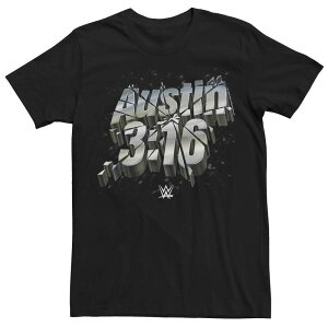 �A�j���L�����N�^�[ ���f�B�[�X �g�b�v�X T�V���c Licensed Character Men's WWE Stone Cold 3:16 Finisher 3D Poster Tee Black �u���b�N