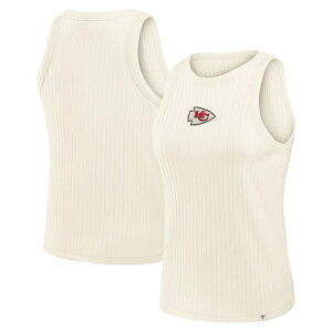 �t�@�i�e�B�N�X ���f�B�[�X �g�b�v�X T�V���c ���u Women's Fanatics Cream Kansas City Chiefstar Play Tri-Blend RibbedTank Top Chf Beige �x�[�W��