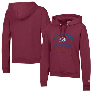 �`�����s�I�� ���f�B�[�X �g�b�v�X T�V���c �p�[�J�[ Women's Champion Burgundy Colorado Avalanche Arched Pill Box Hoodie Ava Med Re �o�[�K���f�B