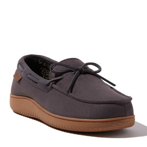 fBAtH[Y Y V[Y T_ XG[h Dearfoams Pierce Men's Faux Suede Moccasin Slippers Pavement