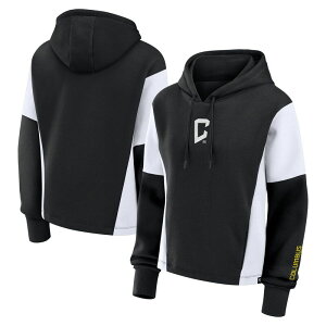 �t�@�i�e�B�N�X ���f�B�[�X �g�b�v�X T�V���c �p�[�J�[ Women's Fanatics Black Columbus Crew Oversized Legacy Goalkeeper Pullover Hoodie Cbc Black �u���b�N