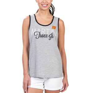 �W�[�X���[ �t�H�[�n�[ �o�C �J�[�� �o���N�X ���f�B�[�X �g�b�v�X T�V���c Women's G-III 4Her by Carl Banks Heather Gray Martin Truex Jr Fastest Lap Fashion Tank Nas Grey �O���[