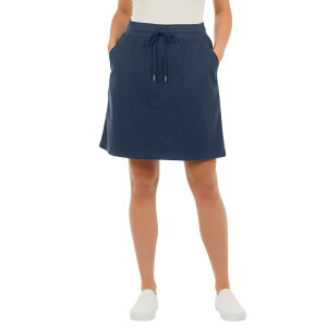 ���A�}���Y ���f�B�[�X �{�g���X�J�[�g �v���X�T�C�Y Roaman's Women's Plusize Pull-On Drawstring Cargo Skort Navy �l�C�r�[