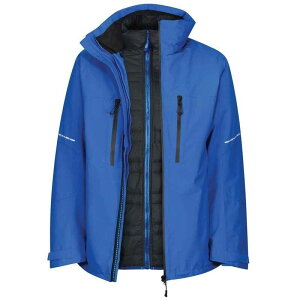 ���K�b�^ ���f�B�[�X �A�E�^�[ �W���P�b�g�E�u���]�� Regatta Mens X-Pro Evader III Padded Jacket Oxford Blue And Black �u���b�N