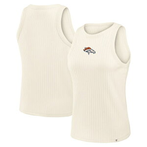�t�@�i�e�B�N�X ���f�B�[�X �g�b�v�X T�V���c ���u Women's Fanatics Cream Denver Broncostar Play Tri-Blend RibbedTank Top Den Beige �x�[�W��