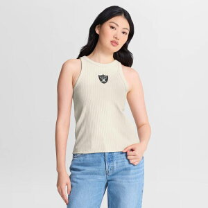 �t�@�i�e�B�N�X ���f�B�[�X �g�b�v�X T�V���c ���u Women's Fanatics Cream Las Vegas Raiderstar Play Tri-Blend RibbedTank Top Lvr Beige �x�[�W��