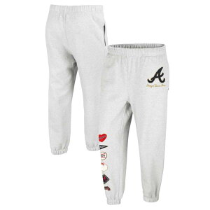 �A���u�����f�b�h ���f�B�[�X �{�g���X �J�W���A���p���c Unbranded Women's '47 x Stoney Clover Lane Heather Gray Atlanta Braves Venice Jogger Pants Brv Grey �O���[