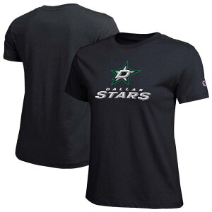 �`�����s�I�� ���f�B�[�X �g�b�v�X T�V���c Women's Champion Black Dallastars Wordmark Lockup T-Shirt Str Black �u���b�N