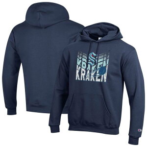�`�����s�I�� ���f�B�[�X �g�b�v�X T�V���c �p�[�J�[ Men's Championavy Seattle Kraken Powerblend Hoodie Krk Navy �l�C�r�[