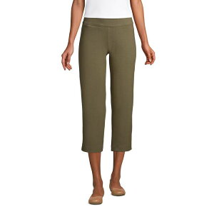 �����Y�G���h ���f�B�[�X �{�g���X �J�W���A���p���c �v�` Petite Lands' End Starfish Straight-Leg Pull-On Cropants Forest Moss �t�H���X�g