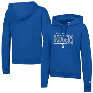�`�����s�I�� ���f�B�[�X �g�b�v�X T�V���c ���B���e�[�W �p�[�J�[ Women's Champion Royalos Angeles Dodgers Vintage Powerblend Hoodie Lad Blue �u���[