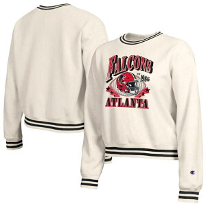 �`�����s�I�� ���f�B�[�X �g�b�v�X T�V���c �X�E�F�b�g �t���[�X Women's Champion Cream Atlanta Falcons Reverse Weave Fleece Sweatshirt Fal Beige �x�[�W��