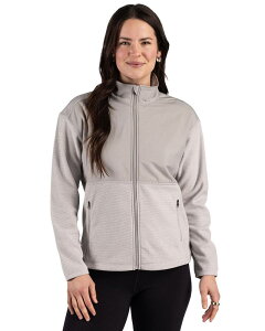�J�b�^�[�A���h�o�b�N ���f�B�[�X �A�E�^�[ �W���P�b�g�E�u���]�� �t���[�X Cutter & Buck Hunts Point Epicomfort Recycled Fleece Womens Hybrid Jacket Polished