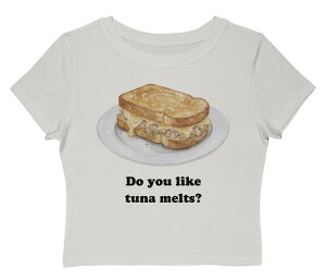 �A���u�����f�b�h ���f�B�[�X �g�b�v�X T�V���c �O���t�B�b�N Unbranded Juniors' Do You Like Tuna Melts Graphic Baby Tee Cloudancer