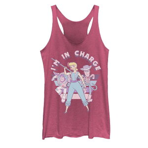 �f�B�Y�j�[ �s�N�T�[ ���f�B�[�X �g�b�v�X T�V���c Disney / Pixar's Toy Story Juniors' Little Bo Peep I'm In Charge Tank Topink Heather �w�U�[
