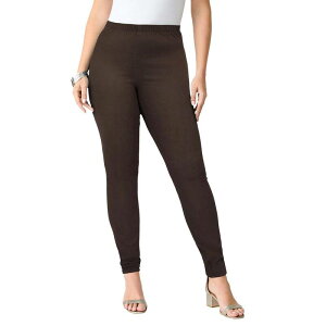 ���A�}���Y ���f�B�[�X �{�g���X �f�j���p���c �v���X�T�C�Y �g�[�� Roaman's Women's Plusize Tall Plusize Comfort Stretch Slim Leg Jean Chocolate �`���R���[�g
