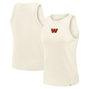 �t�@�i�e�B�N�X ���f�B�[�X �g�b�v�X T�V���c ���u Women's Fanatics Cream Washington Commanderstar Play Tri-Blend Ribbed Tank Top Wft Beige �x�[�W��