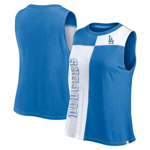 �A���u�����f�b�h ���f�B�[�X �g�b�v�X T�V���c Unbranded Women's Fanatics Branded Royal/White Los Angeles Dodgers Color-Block Tank Top Lad Blue �u���[
