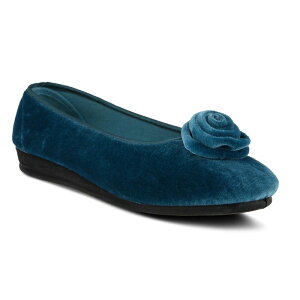 yz tNTX fB[X T_ V[Y Flexus by Spring Step Roseloud Women's Ballet Flats Teal