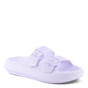 �t���N�T�X ���f�B�[�X �V���[�Y �T���_�� Flexus by Spring Step Bubbles Women'slide Sandals Lilac ���C���b�N