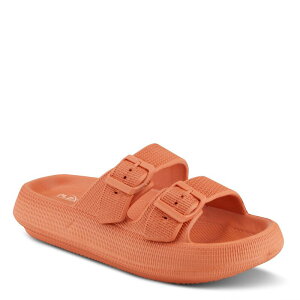 �t���N�T�X ���f�B�[�X �V���[�Y �T���_�� Flexus by Spring Step Bubbles Women'slide Sandals Orange �I�����W