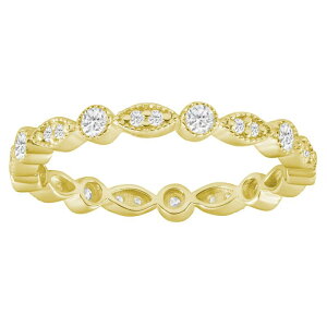 Alyson Layne ���f�B�[�X �A�N�Z�T���[ �����O Alyson Layne 10k Gold 3/8 Carat.W. Lab Grown Diamond Oval & Round Eternity Band 10k Gold �S�[���h