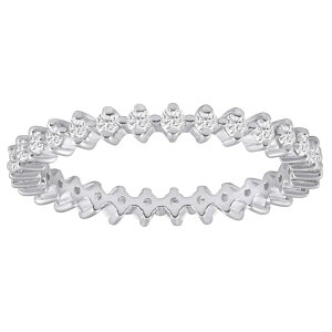 Alyson Layne ���f�B�[�X �A�N�Z�T���[ �����O Alyson Layne 10k Gold 5/8 Carat.W. Lab Grown Diamond Eternity Band 10k White Gold �z���C�g