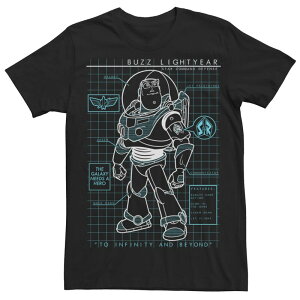 �f�B�Y�j�[ �s�N�T�[ ���f�B�[�X �g�b�v�X T�V���c Disney / Pixar's Toy Story Buzz Lightyear Men's Tee Black �u���b�N